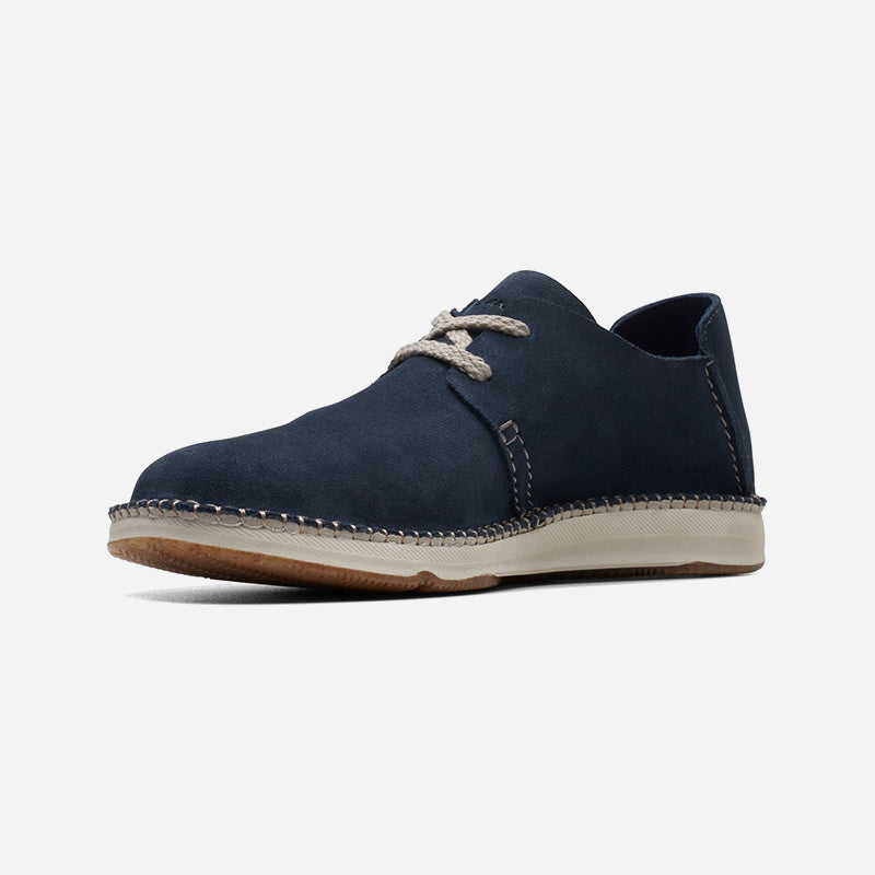 Clarks Men s Gorsky Lace Navy Suede 9 Medium