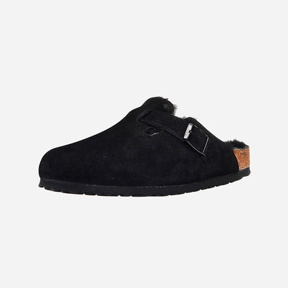 Birkenstock Unisex Boston Shearling Suede Leather