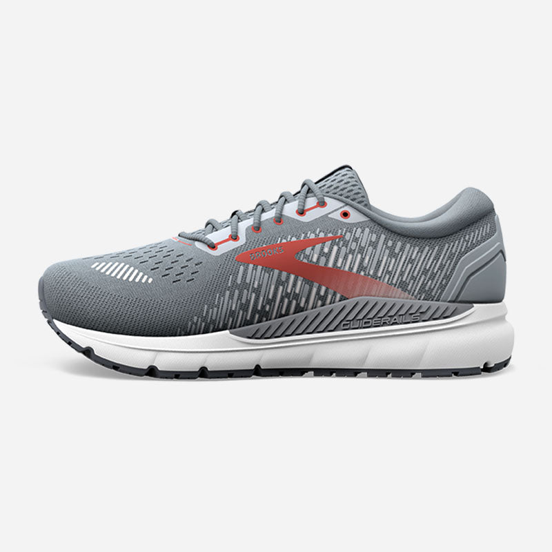 Brooks Men's Addiction GTS 15 Grey/Ebony/Chili Oil