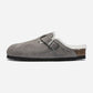 Birkenstock Boston Shearling Suede Leather