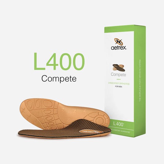 Aetrex Orthotic Men's Compete Orthotics - Insoles For Active Lifestyles