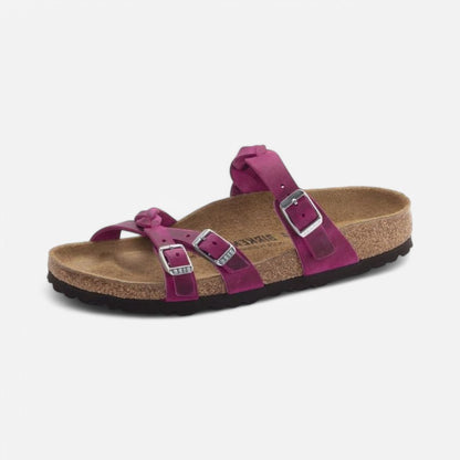 Birkenstock Franca Braided Oiled Leather