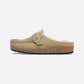 Birkenstock Buckley Shearling Suede Leather