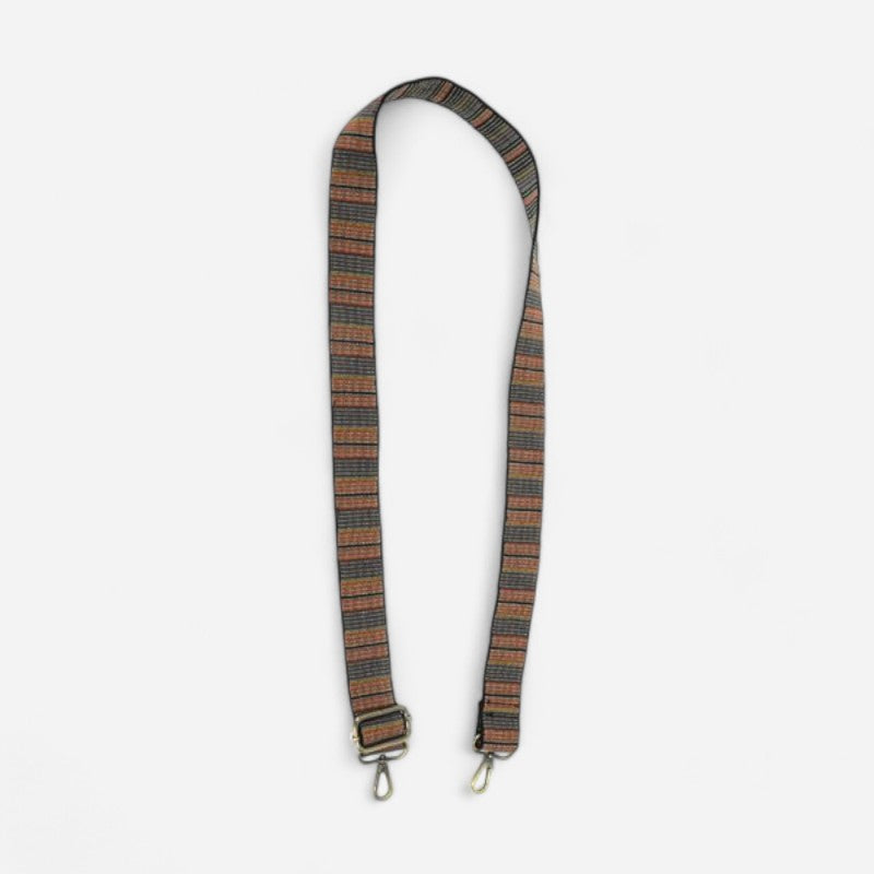 Joy Susan 1.5"" Multi Stripe Woven Guitar Strap