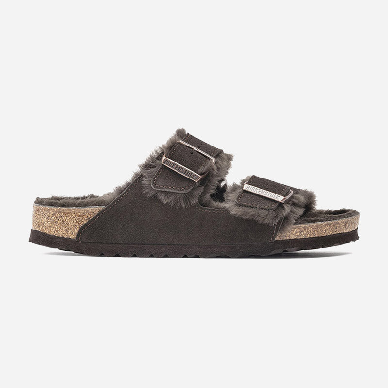 Birkenstock Arizona Shearling Suede Leather