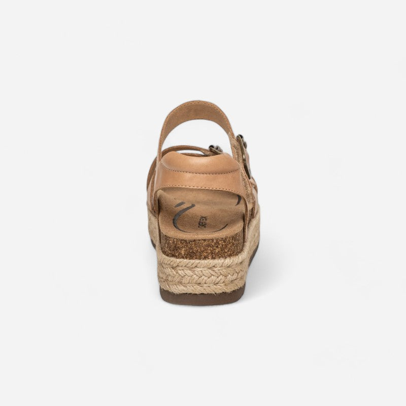 Aetrex Paula Cork Platform Quarter Strap