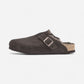 Birkenstock Boston Shearling Suede Leather