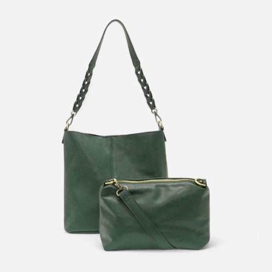 Joy Susan Tessa Convertible Hobo With Link Shoulder Strap