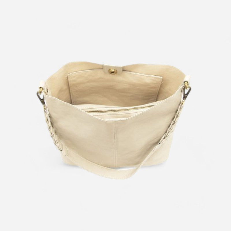 Joy Susan Tessa Convertible Hobo With Link Shoulder Strap