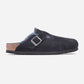 Birkenstock Boston Shearling Suede Leather