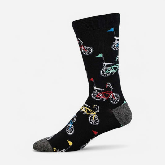 Socksmith Men's Bamboo Retro Bikes