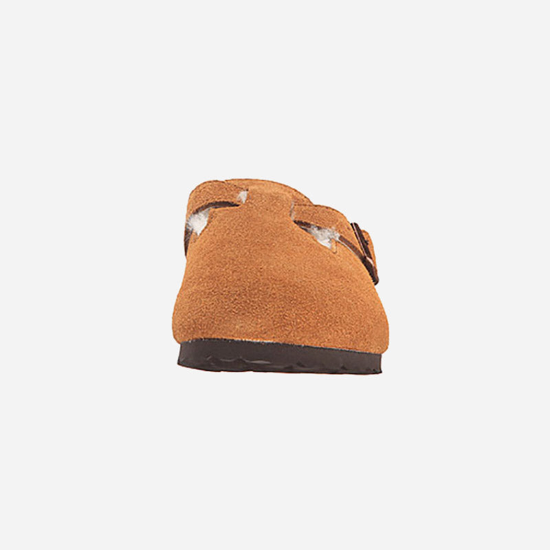 Birkenstock Boston Shearling Suede Leather