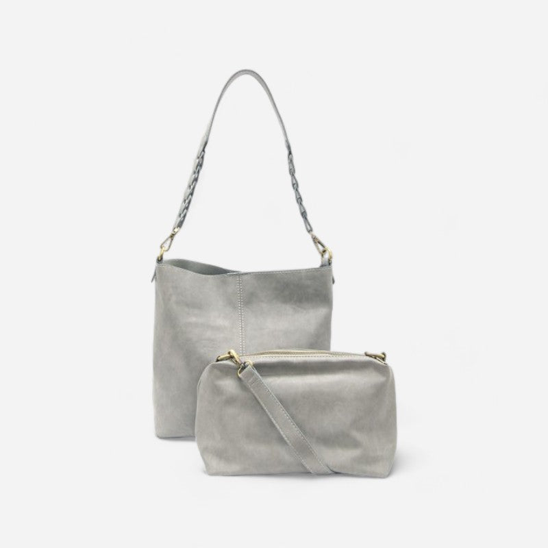 Joy Susan Tessa Convertible Hobo With Link Shoulder Strap