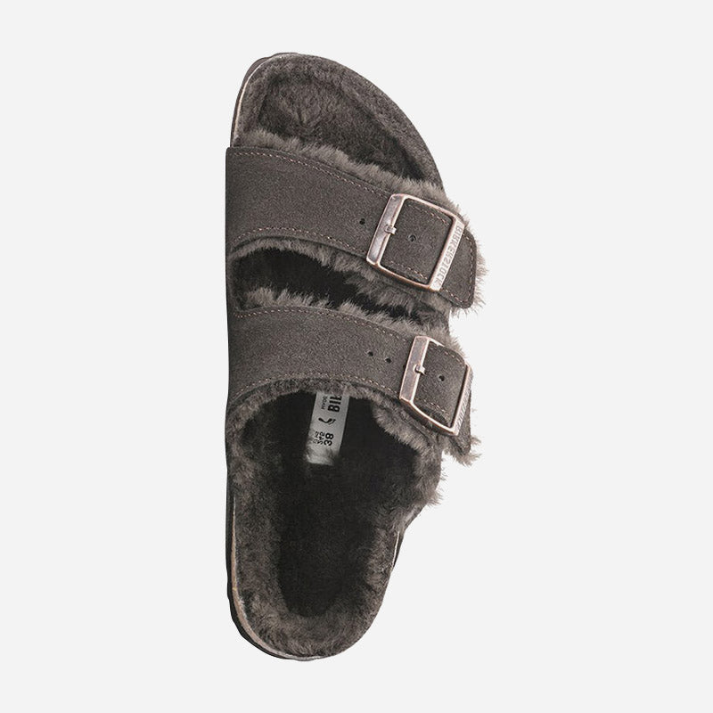 Birkenstock Arizona Shearling Suede Leather