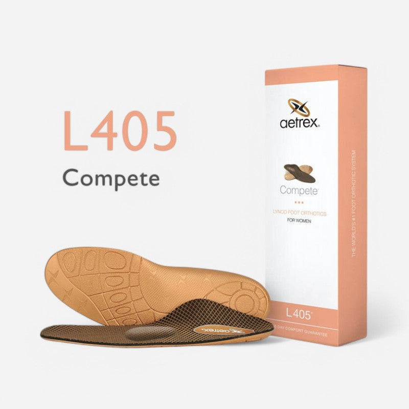 Aetrex Orthotic Compete Orthotics W/ Metatarsal Support