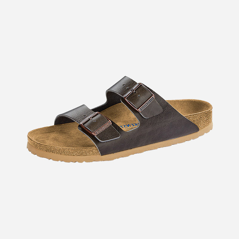 Birkenstock Men's Arizona Soft Footbed Nubuck Leather