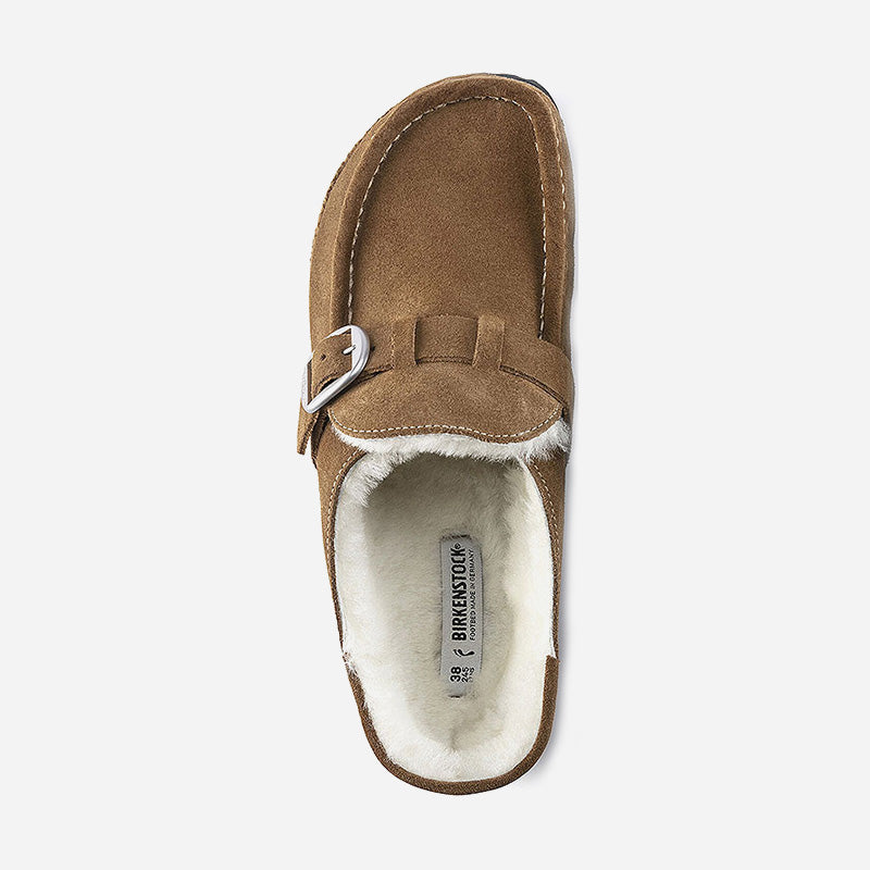 Birkenstock Buckley Shearling Suede Leather