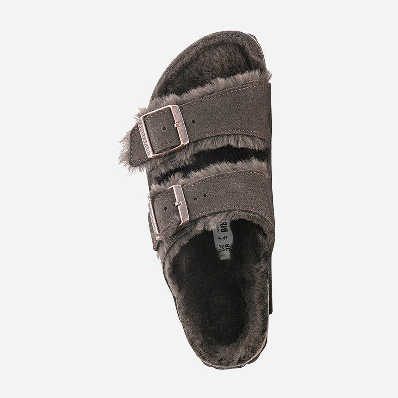 Birkenstock Arizona Shearling Suede Leather