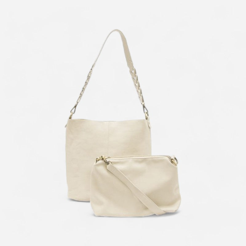 Joy Susan Tessa Convertible Hobo With Link Shoulder Strap