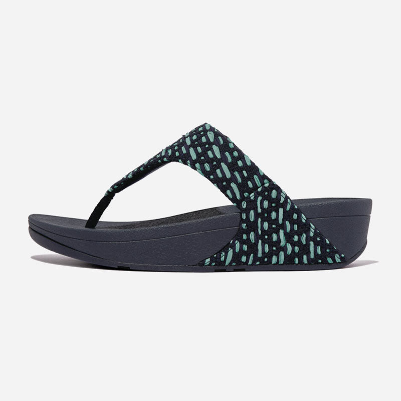 FitFlop Lulu Geo-Webbing Toe-Post Sandals – Sole Provisions