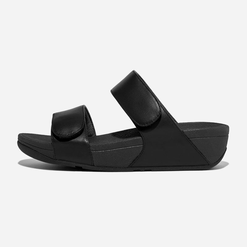 FitFlop Lulu Adjustable Leather Slides – Sole Provisions