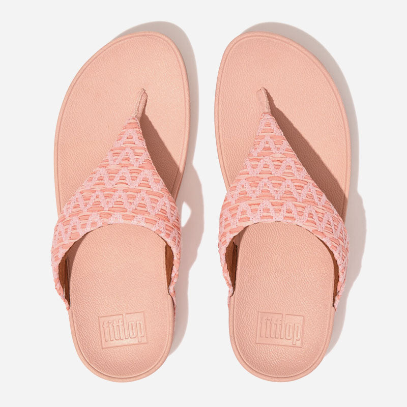 FitFlop Lulu Geo-Webbing Toe-Post Sandals – Sole Provisions