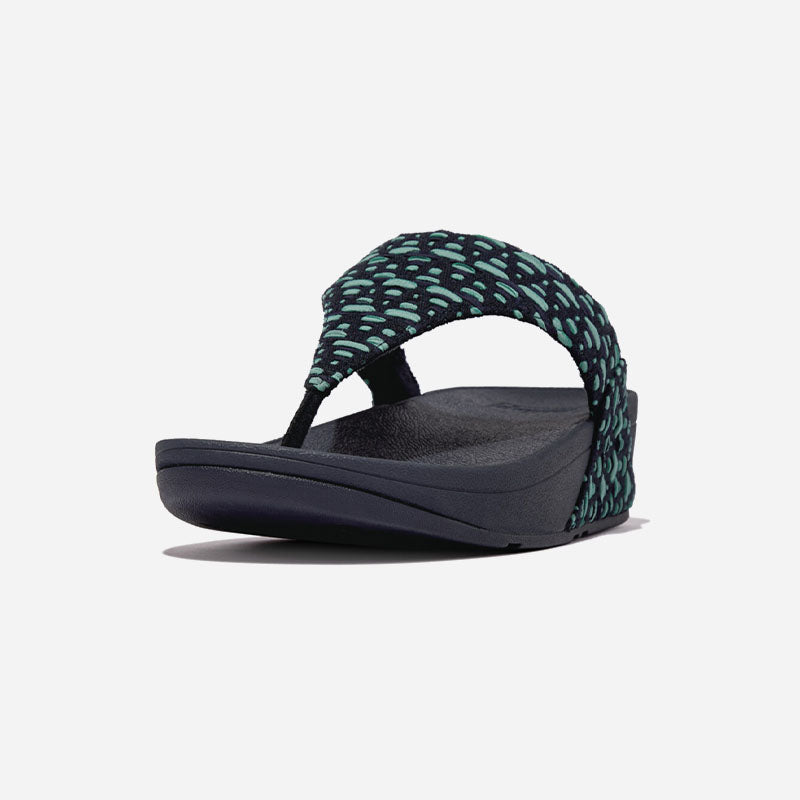 FitFlop Lulu Geo-Webbing Toe-Post Sandals – Sole Provisions